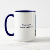 Phare de l'île Tybee Georgia Mug (Gauche)