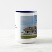 Phare de l'île Tybee Georgia Mug (Centre)