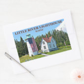 Phare de Little River, Stickers Maine (Enveloppe)
