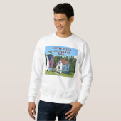 Phare de Little River, Sweatshirt du Maine (Devant entier)