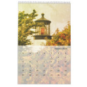 Phare de l'Oregon et de Washington Calendrier (Jan 2026)