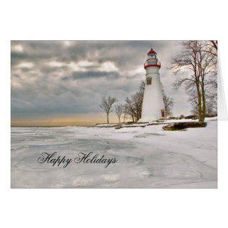 Phare de Marblehead dans la neige