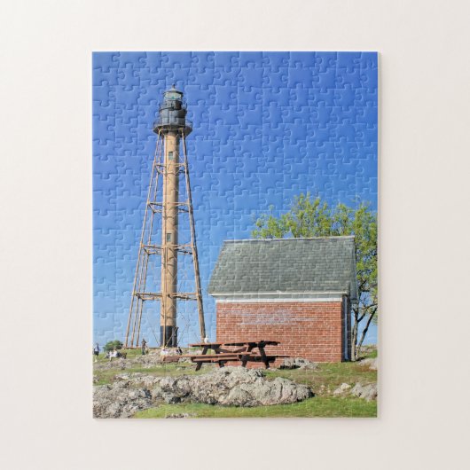 Phare de Marblehead, Massachusetts MA Puzzle (Vertical)