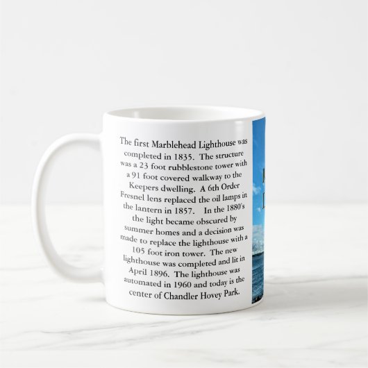 Phare de Marblehead, Massachusetts Mug (Gauche)