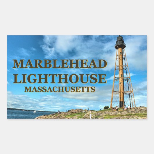 Phare de Marblehead, Stickers Massachusetts (Devant)