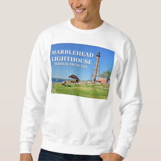 Phare de Marblehead, Sweatshirt du Massachusetts (Devant)