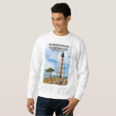 Phare de Marblehead, Sweatshirt du Massachusetts (Devant entier)