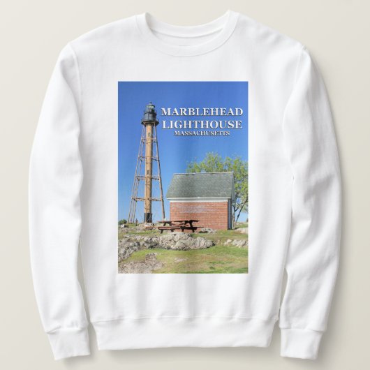 Phare de Marblehead, Sweatshirt du Massachusetts (Design devant)