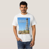 Phare de Marblehead, T-Shirt Massachusetts (Devant entier)