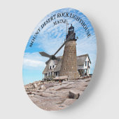 Phare de Mount Desert Rock, horloge ronde du Maine (Angle)