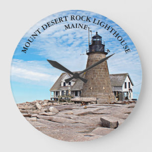 Phare de Mount Desert Rock, horloge ronde du Maine