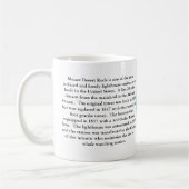 Phare de Mount Desert Rock, Maine Mug (Gauche)