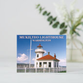 Phare de Mukilteo, Washington Carte postale (Debout devant)