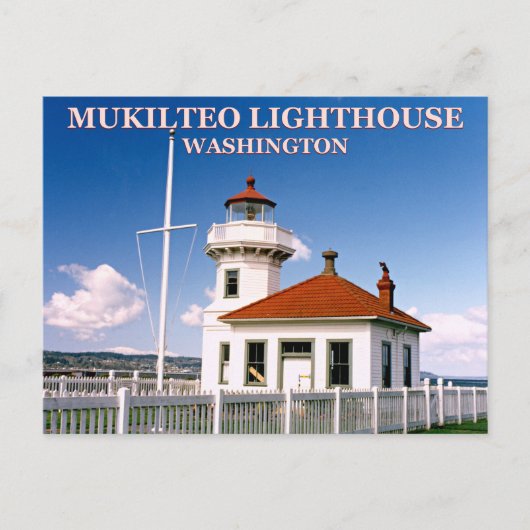 Phare de Mukilteo, Washington Carte postale (Devant)