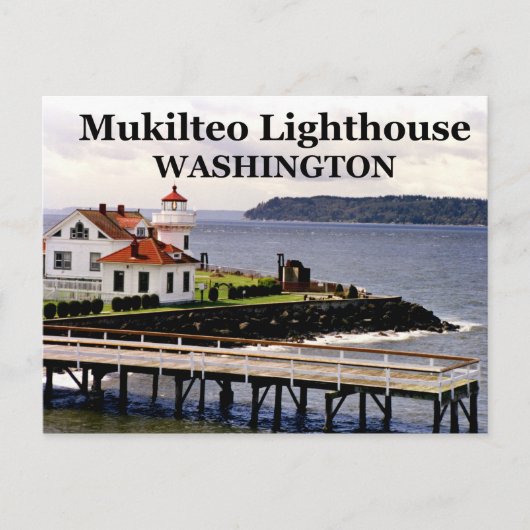 Phare de Mukilteo, Washington Carte postale #1 (Devant)