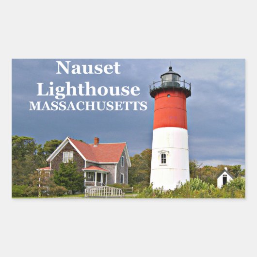 Phare de Nauset, Cape Cod, Sticker Massachusetts (Devant)