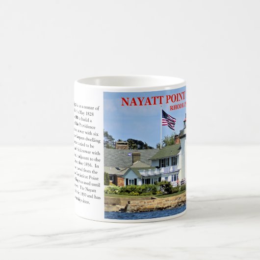 Phare de Nayatt Point, Rhode Island Mug (Centre)