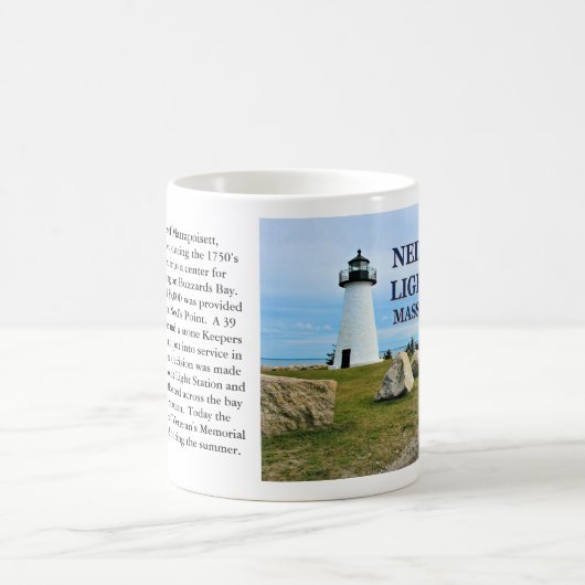 Phare de Ned’s Point, Massachusetts Mug (Centre)