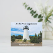 Phare de Ned's Point, carte postale du Massachuset (Debout devant)