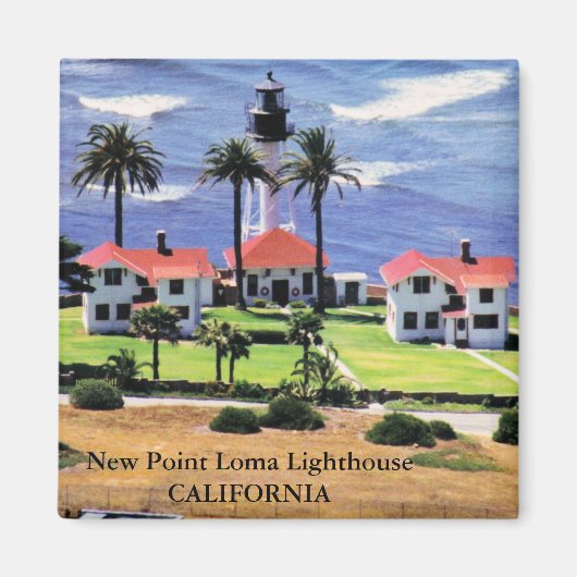 Phare de New Point Loma, Californie Magnet (Devant)