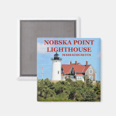 Phare de Nobska Point, Magnet Massachusetts (Recto/Verso)