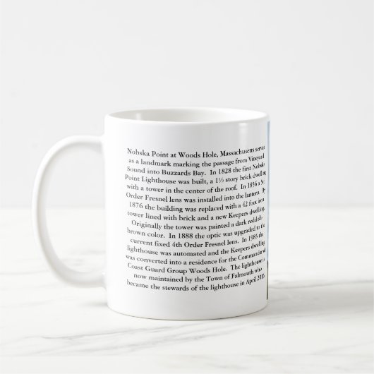 Phare de Nobska Point, Massachusetts Mug (Gauche)
