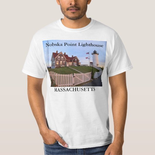 Phare de Nobska Point, Massachusetts T-Shirt (Devant)
