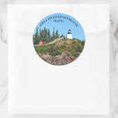 Phare de Owens Head, Stickers ronds du Maine (Sac)