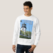 Phare de Owls Head, Sweatshirt du Maine (Devant entier)