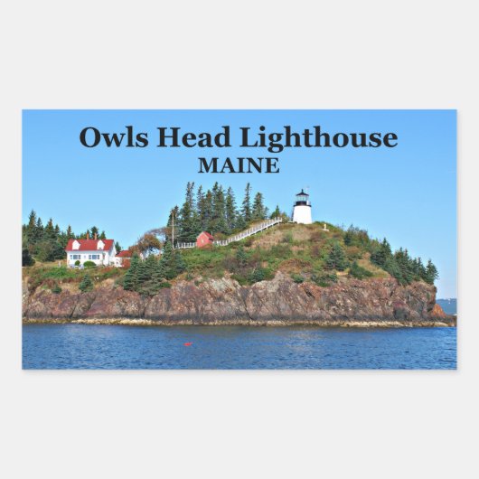 Phare de Owners Head, Stickers Maine (Devant)