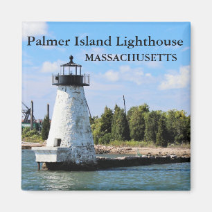 Phare de Palmer Island, Massachusetts Magnet #2