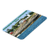 Phare de Pemaquid Point, Maine Magnet (Côté Gauche)