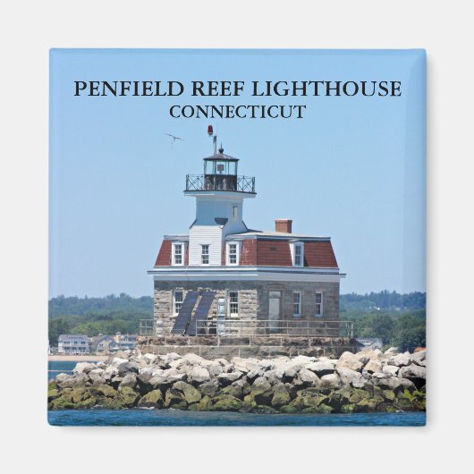 Phare de Penfield Reef, Connecticut Magnet (Devant)