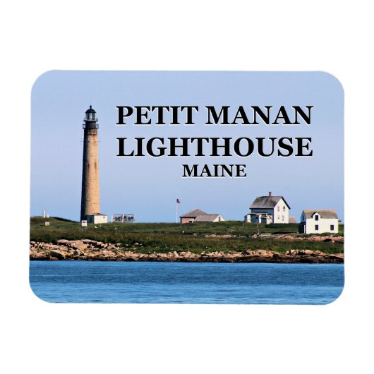 Phare de Petit Manan, Maine Flexi Magnet (Horizontal)