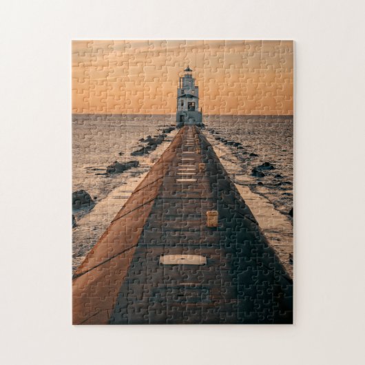 Phare de plage de Puzzles pittoresques Photographe (Vertical)