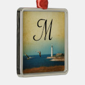 Phare de plage Monogramme Ornement initial (Droite)