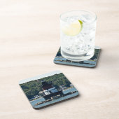 Phare de Plum Beach Dessous de verre de liège (Côté Droit)