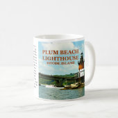 Phare de Plum Beach, Rhode Island Mug (Devant droit)