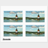 Phare de Plum Beach, Stickers Rhode Island (Feuille)