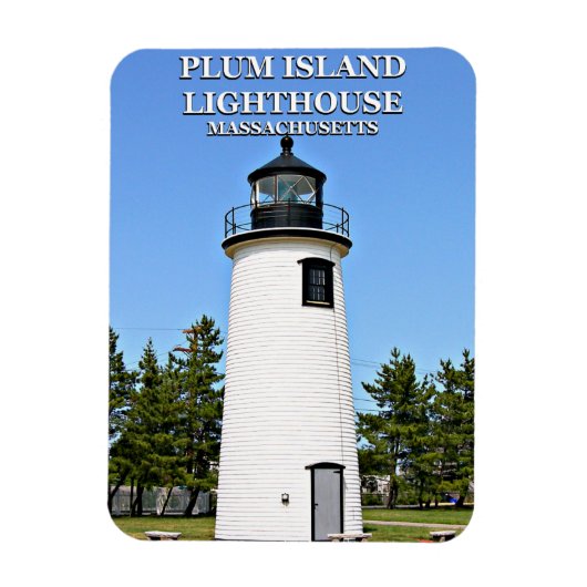 Phare de Plum Island, Massachusetts Flex Magnet (Vertical)