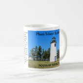 Phare de Plum Island, Massachusetts Mug (Devant droit)