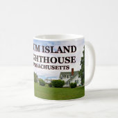 Phare de Plum Island, Massachusetts Mug (Devant droit)