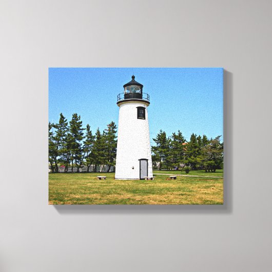 Phare de Plum Island, toile enroulée MA (Recto)