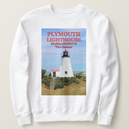 Phare de Plymouth, , Sweatshirt du Massachusetts (Design devant)