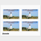 Phare de Plymouth, "The Gurnet", Autocollants MA (Feuille)