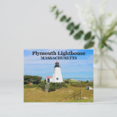 Phare de Plymouth, "The Gurnet", carte postale MA (Debout devant)
