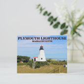 Phare de Plymouth, "The Gurnet", carte postale MA (Debout devant)