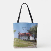 Phare de Point Betsie sur tout le sac fourre-tout (Dos)