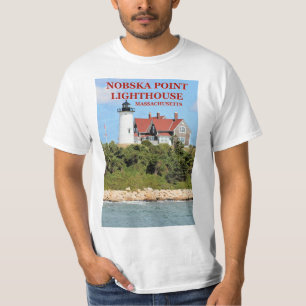 Phare de point de Nobska, T-shirt du Massachusetts