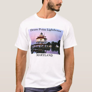 Phare de point de tambour, T-shirt du Maryland